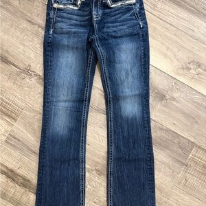 Miss Me Women's Boot Cut Jeans - Dark Blue